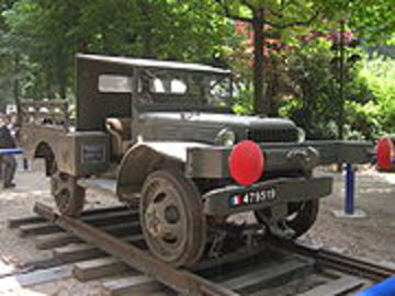 French Army draisine, converted WC-51