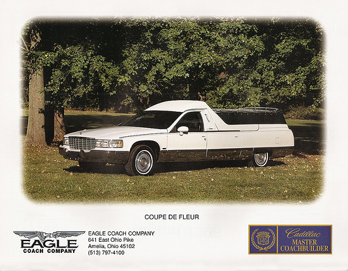 Cadillac Fleetwood flower car