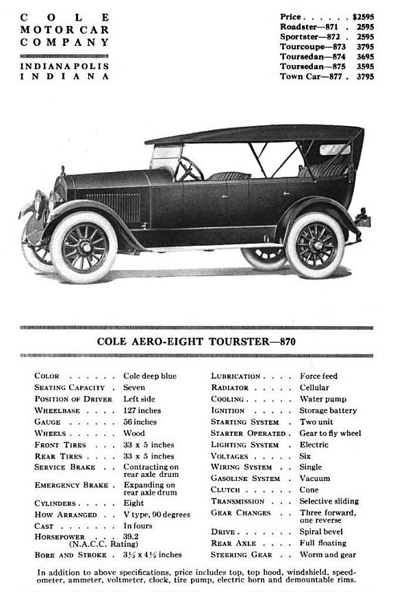 Cole Aero-Eight Tourster