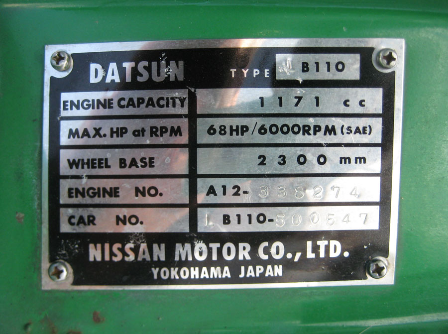 Datsun 1800 Deluxe Cab