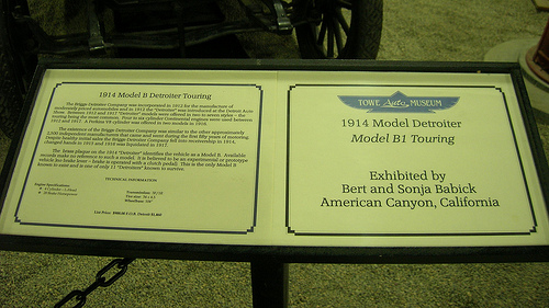 Detroiter Model B1 Touring