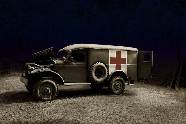 Dodge B-3 ambulance