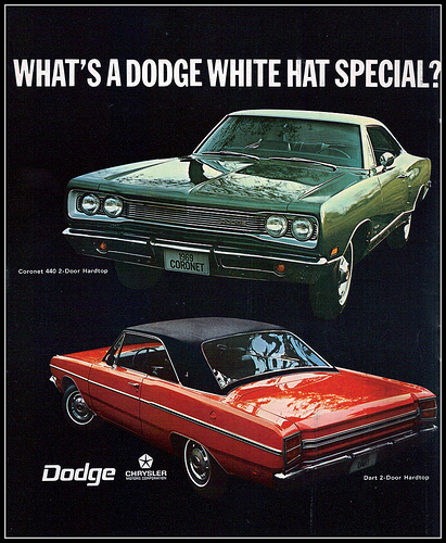 Dodge Coronet 440 white hat special