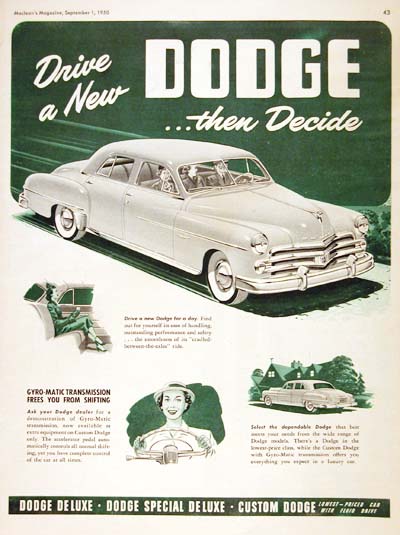 Dodge Custom sedan