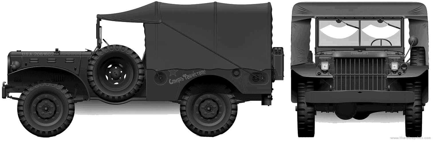 Dodge WC-51 Ton 4X4 Weapons Carrier