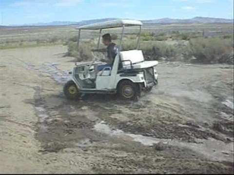 E-Z-GO Mud Bogger golf cart