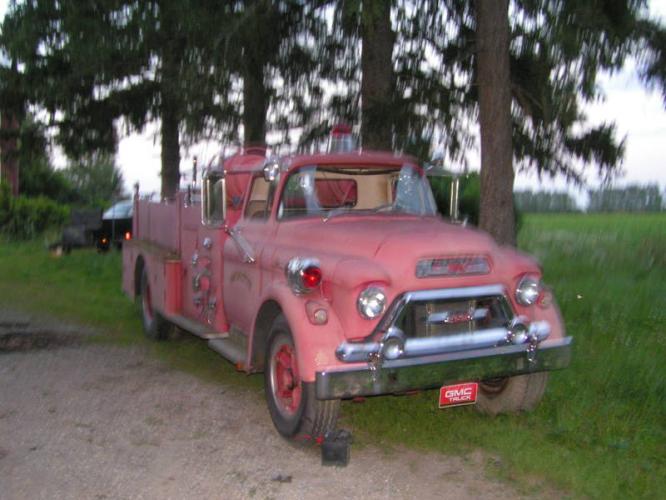 GMC 450 fire truck