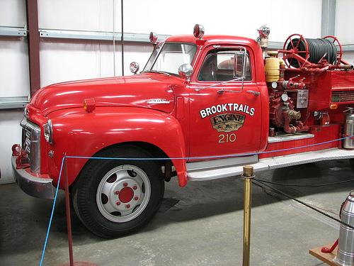 GMC 450 fire truck