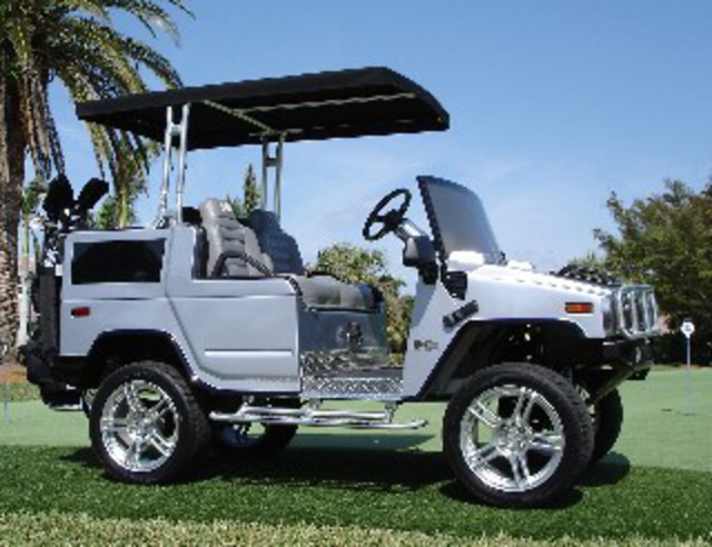 h2 hummer golf cart