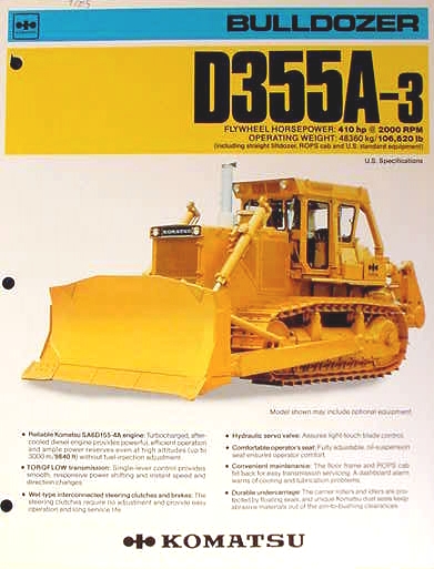 Komatsu D355
