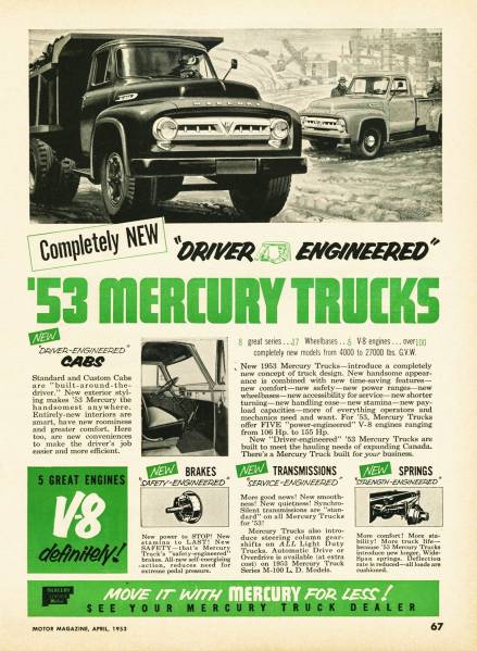 Mercury Dump Truck