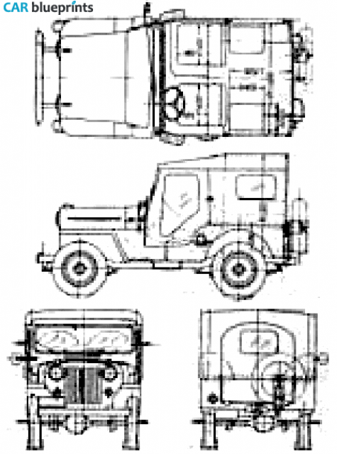 Mitsubishi Jeep CJ3B-J3