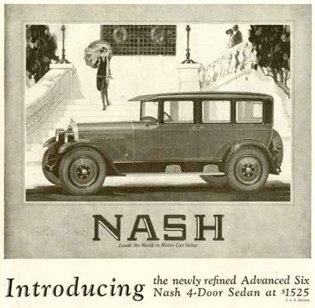 Nash Advanced Six tourer
