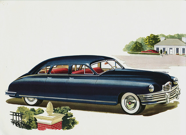 Packard De Luxe Eight limousine