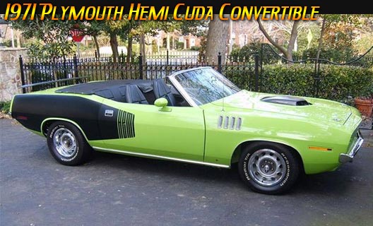 Plymouth HemiCuda convertible