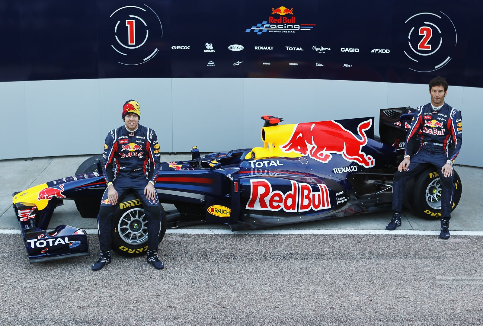 RED BULL RACING F1 TEAM RB6 RENAULT RS27 -2010