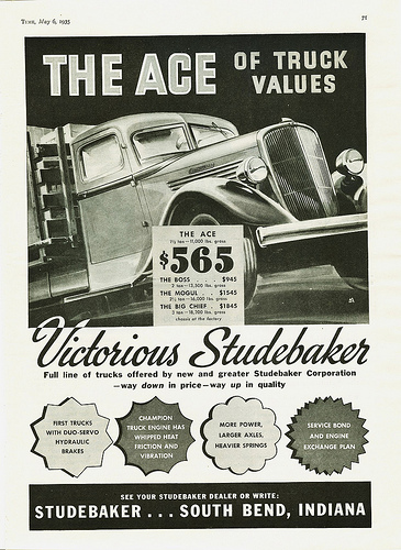 Studebaker Stake truck