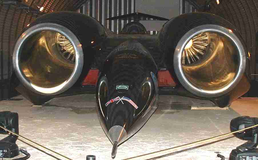 Энди Грин на Thrust SSC