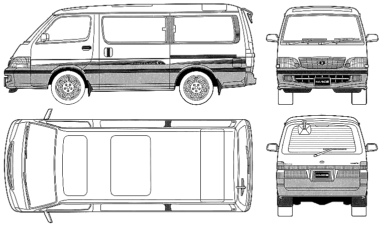 Toyota Hiace Super Custom Wagon