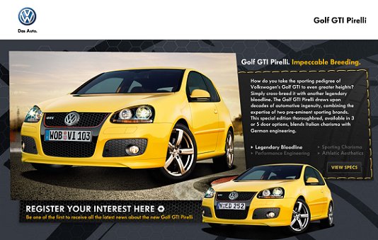 Volkswagen Golf GTi Pirelli special edition