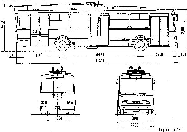 Троллейбус бкм 321 схема