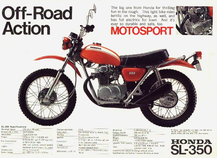 Honda sl350