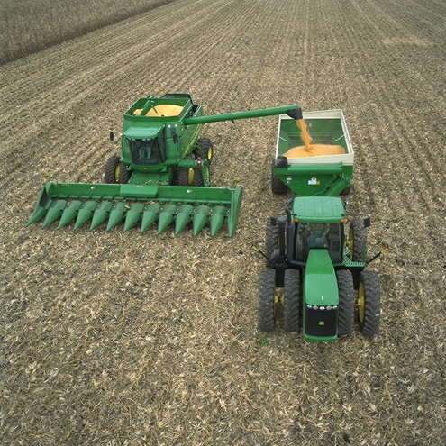 John deere combine