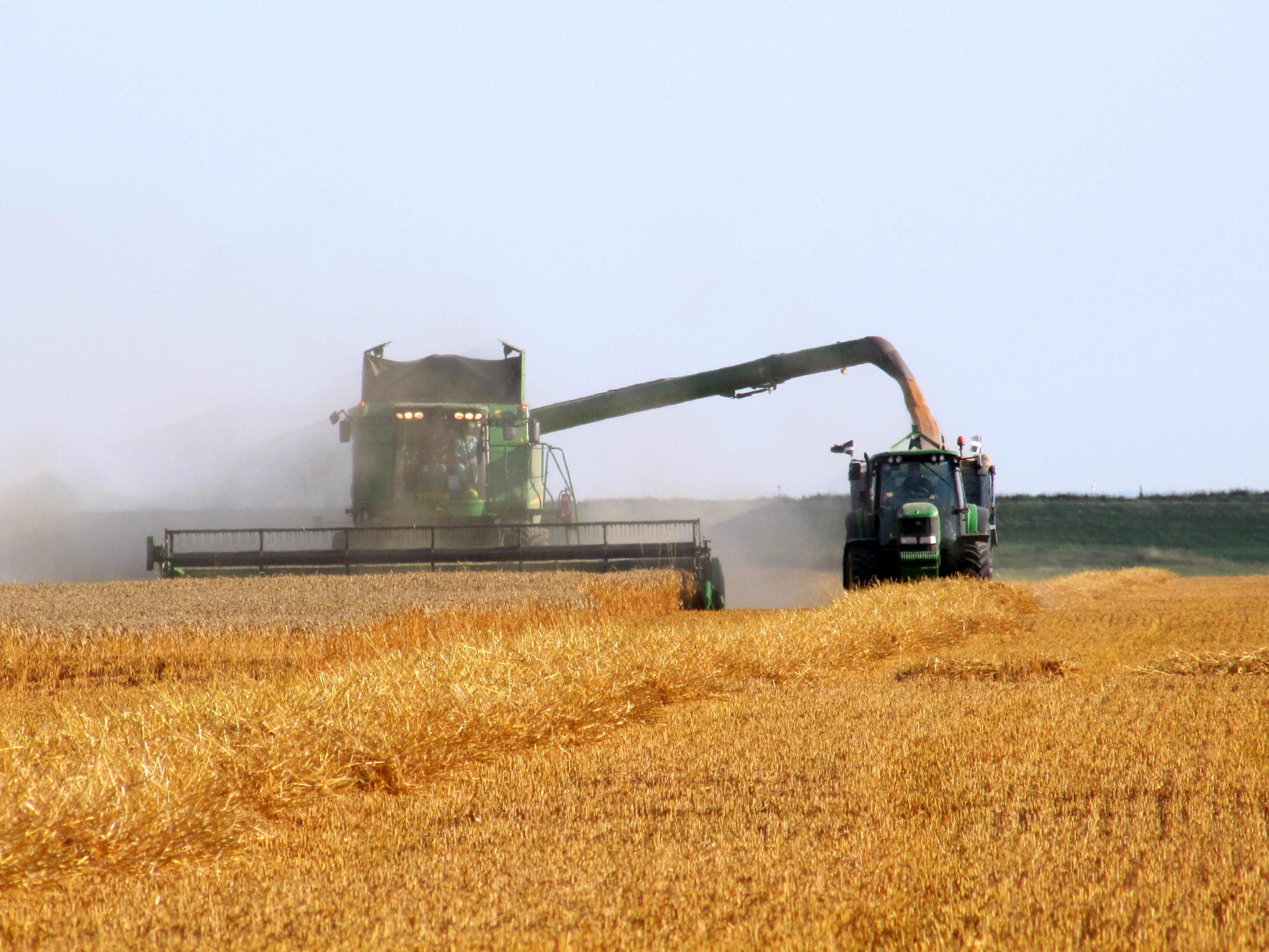 John deere combine