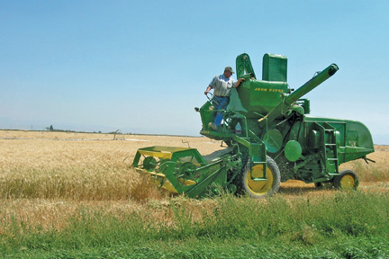 John deere combine