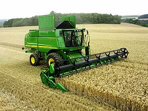 John deere combine