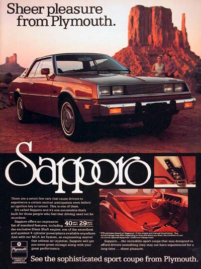 Plymouth sapporo