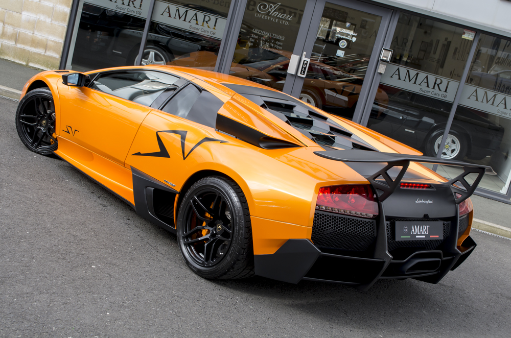 Lamborghini Murcielago lp670 4 SV синяя