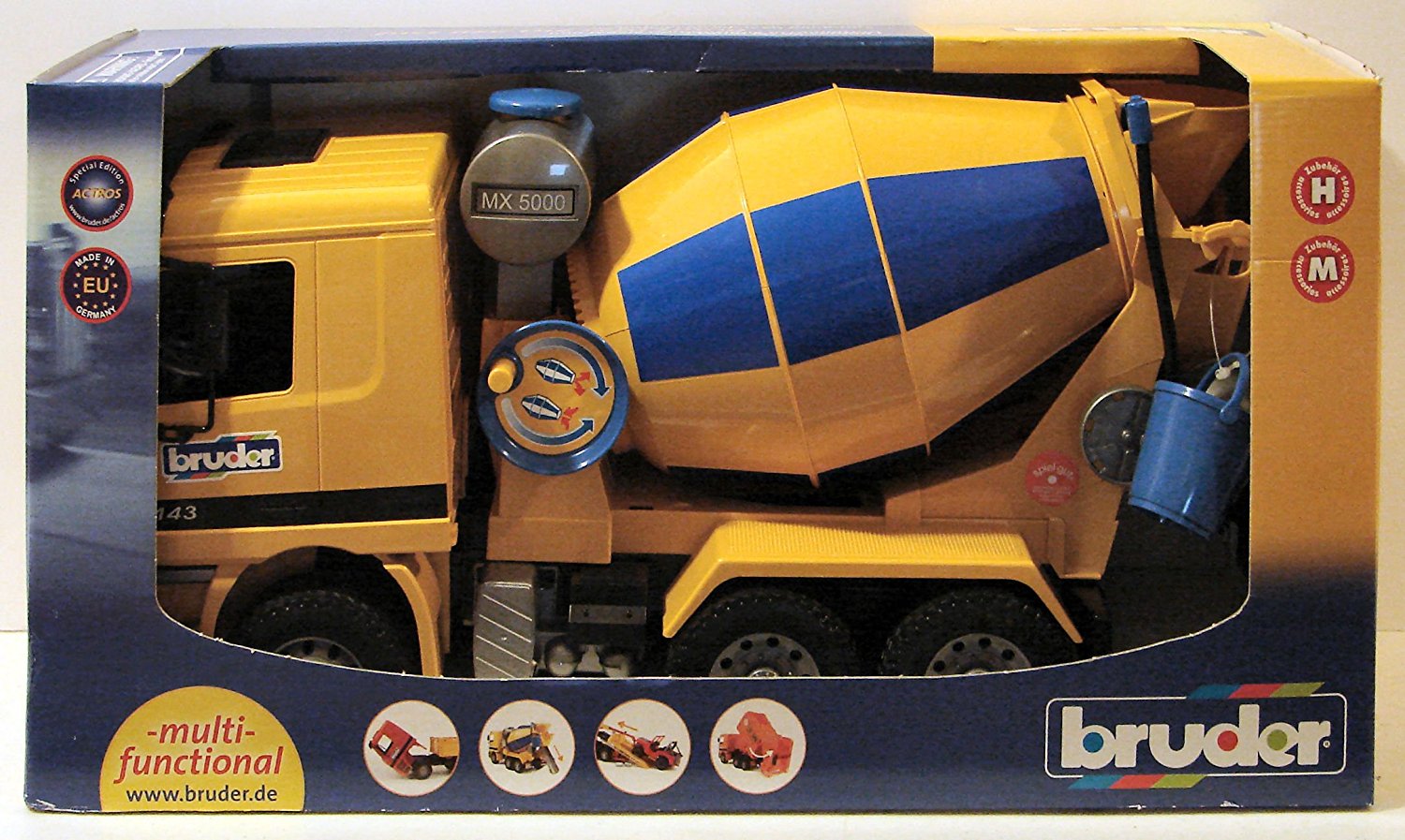 bruder mercedes cement mixer